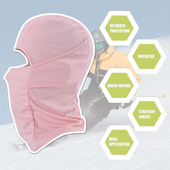 Balaclava Face Mask Adjustable Windproof UV Protection Hood