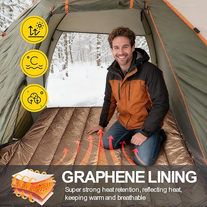 REDCAMP Flannel Sleeping Bag for Adults, Comfortable Cotton Sleeping Bags for Camping with Detachable Hood, Red/Grey/Blue/Black
