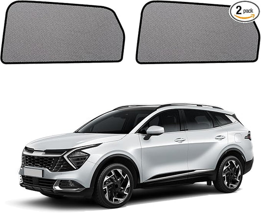 Car Window Shades for 2023-2026 Sportage - Rear Side Window Sun Shade for Baby, Breathable Mesh Car Privacy Window Covers, UV Protection and Heat Insulation for Road Trips, Napping, Camping