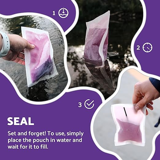 OTS Osmo Seal 4-Pack Emergency Desalination Kit – Portable Salt Water Filter & Water Purifier Survival System for Marine Survival, Boating, Bug Out Bag & Disaster Preparedness – Makes Hydration Drink