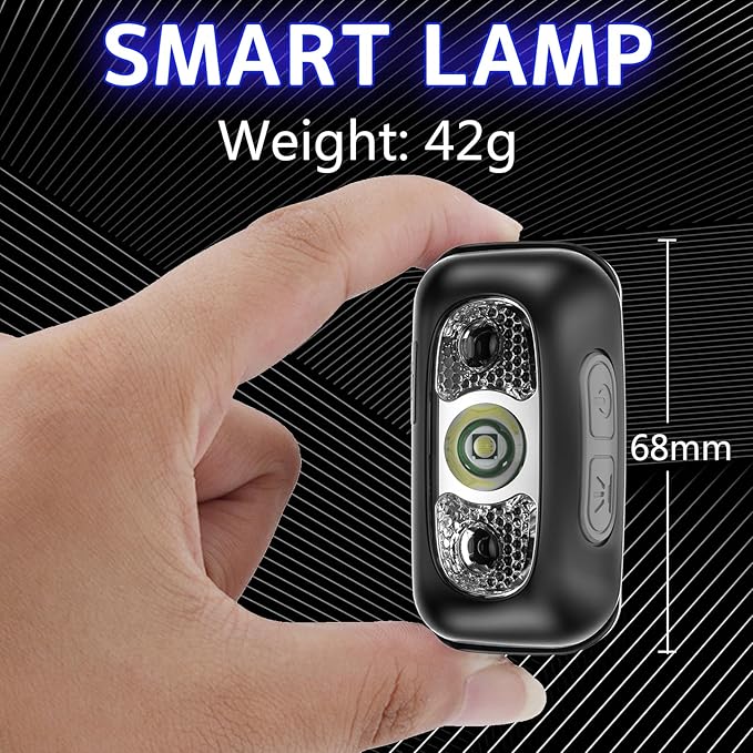 Headlamp, USB-C Rechargeable,90-Degree Adjustable,Flashlight with Motion Sensor,Waterproof Lightweight 42g,Bright Headlamps for Running,Camping,Running