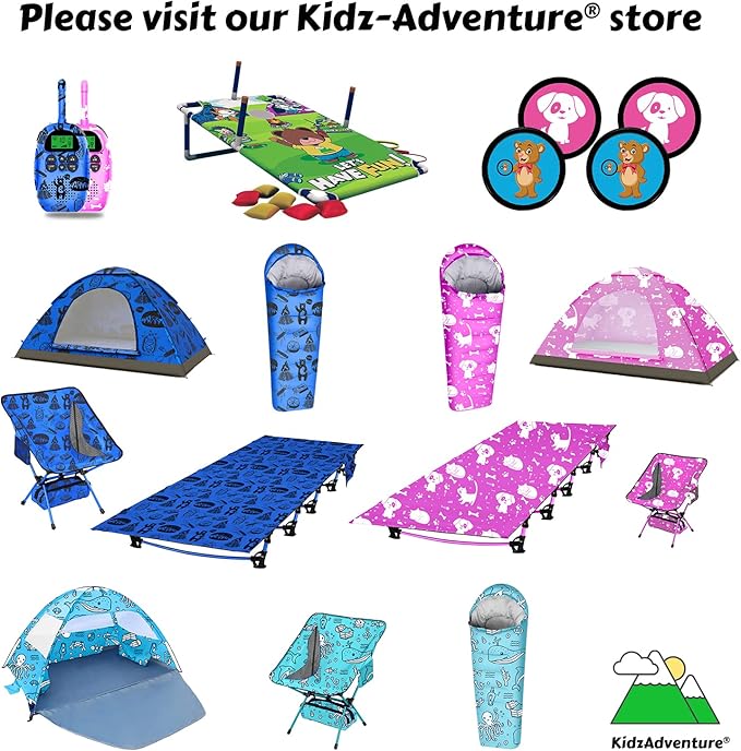 Ultralight 3 Season Kids Sleeping Bag | 50F- 70F Indoor/Outdoor Sleeping Bag for Boys, Girls, and Youth | Ultra Compact, Ideal for Camping and Sleepover