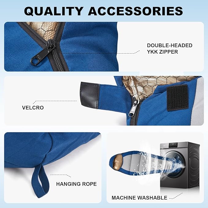 Sleeping Bag for Adults All Season 0 Degree,Cotton Canvas with YKK Zipper Compact Backpacking Mummy Camping Sleeping Bag