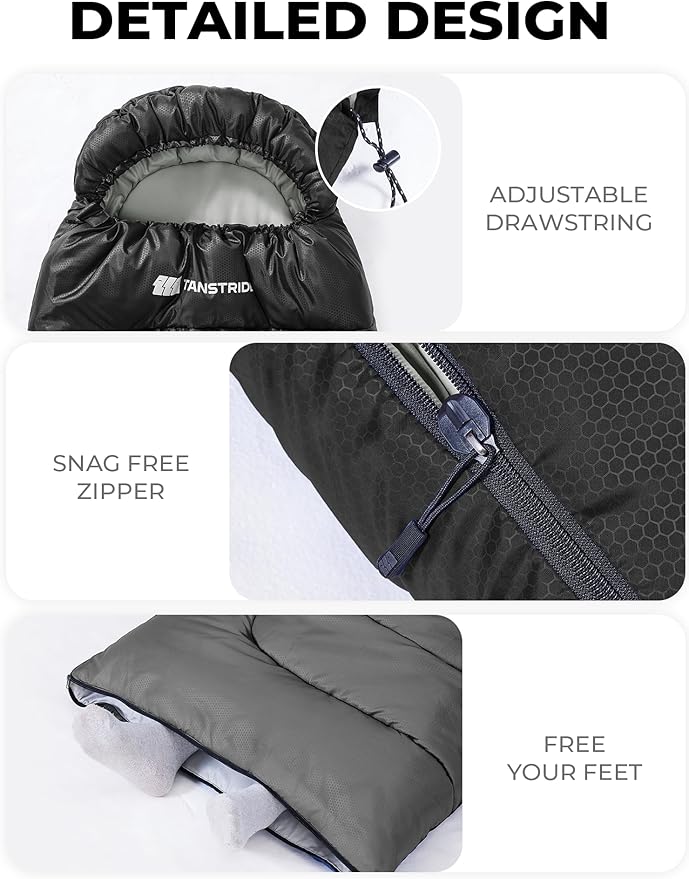 Sleeping Bags for Adults Warm Weather,3lb Backpacking Compact Lightweight Camping Sleeping Bag with Compression Sack for Kids,Camping Essentials Gear for Hiking,Travel,Climb,Outdoor, Indoor