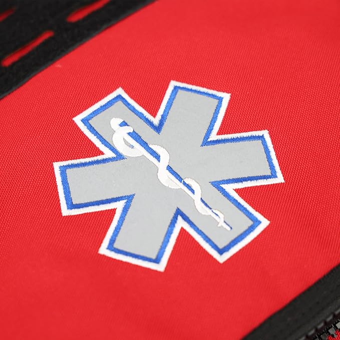 Lightning X Premium Stocked Modular EMS/EMT Trauma First Aid Responder Medical Bag + Kit
