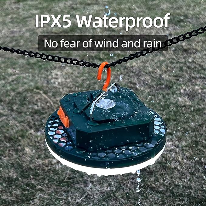 Ultra-Bright 4000LM LED Camping Lantern – USB-C Bidirectional Rechargeable, Stepless Dimming, 3 Color Modes, Magnetic Hook & Flat Base, IPX5 Waterproof, Glamping, Hiking, Power Outages & Backyard
