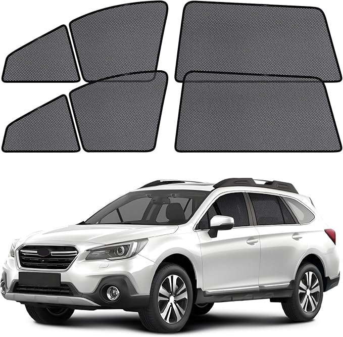 ZATOOTO Car Window Shades for Outback 2021-2024, Car Window Cover Baby Sun Shades Sun Blocker Outback Side Window Screens for Camping | UV Protection, Privacy, Ventilation, and Bug-Free Design