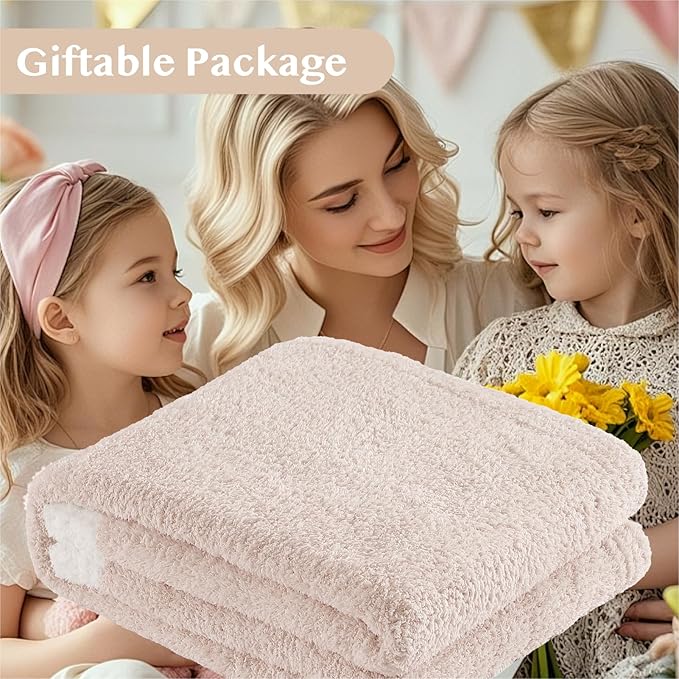 WRENSONGE Throw Blanket Cationic Dyeing Taupe Soft Cozy Fluffy Warm Hand Made Throw Blankets for Couch, Sofa, Chair, Bed, Camping, Picnic, Travel Lightweight Bed Blanket - 50"*70"