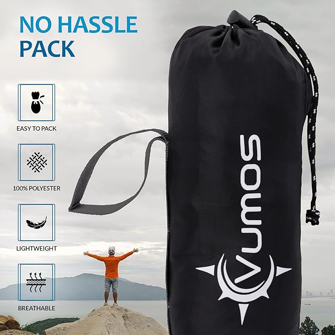 Sleeping Bag Liner Travel Sheet with Full-Length Zipper, Lightweight Silk-Like Polyester Camping Liner with Pillow Pocket, Compact Sleeping Bag Insert for Travel, Backpacking & Hostels