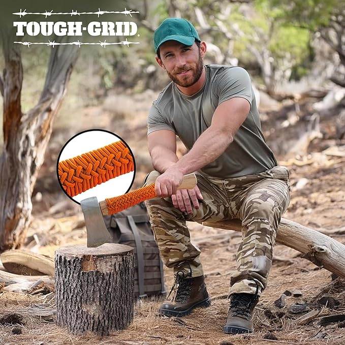 TOUGH-GRID 750 Paracord Military Grade Nylon Rope - Type IV Mil-Spec Made in USA - Tactical Survival Cord