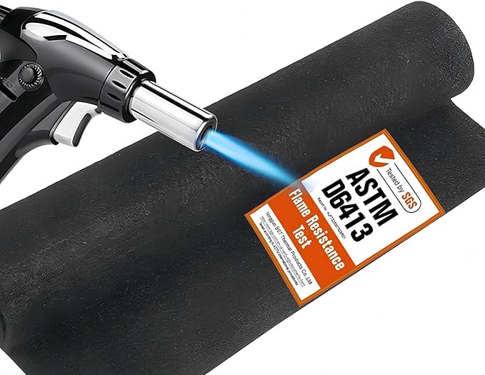 Welding Blanket Fireproof 20 x 24Inch | Heat Resistant Up To 3000°F | Flame Retardant Fabric Material Carbon Felt for Welders | Plumbers Cuttable 196mil