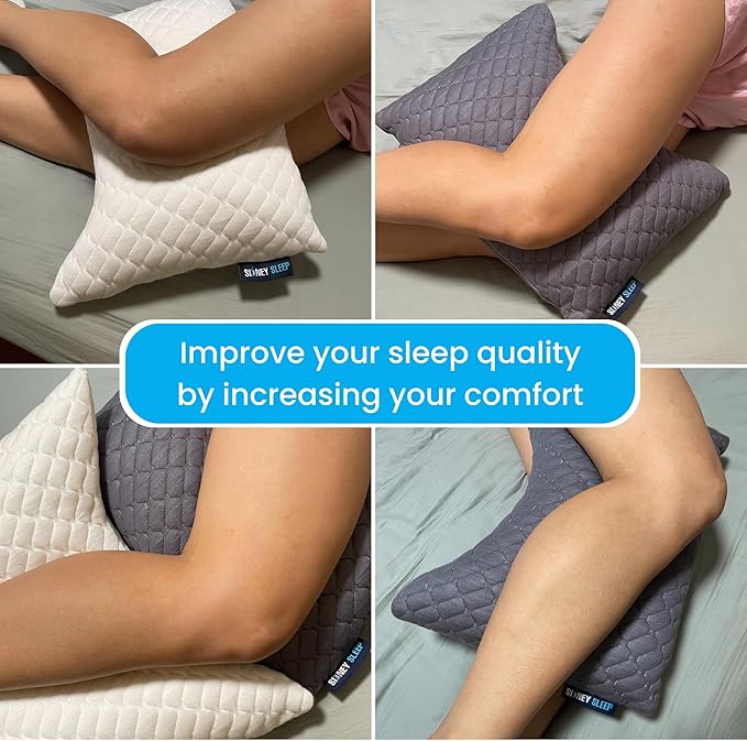Sidney Sleep Mini Travel Size Neck Pillow - Knee, Back Lumbar and Support - Small Curved Pillow - Adjustable Loft - Washable Cover - Drawstring Backpack Included - 14 x 19 Inches (Mini -Magenta)