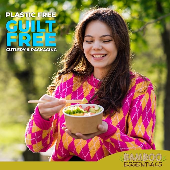 Travel Utensils with Case Set Fork, Knife, Spoon, Chopsticks, Straw, Straw-cleaning brush, Travel Pouch and Carabiner, Excellent For Everyday Use! ((2 Sets) Sunset Red/Sunrise Yellow)