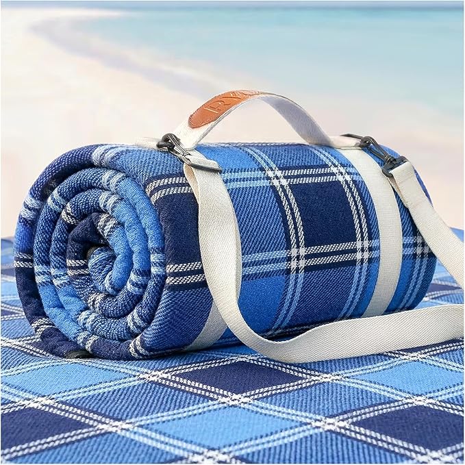 Waterproof Beach Blanket Picnic Outdoor Camp Mat Towel Family Beach Trip Essentials Summer Vacation Must Have Travel Accessories Lake Day Necessities Stuff Thing Need Gear Gift Supplies Item Gadget