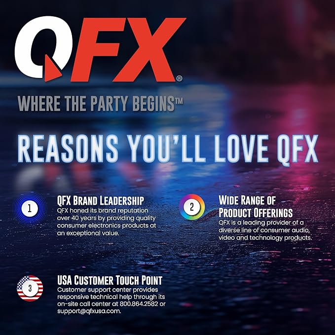 QFX R-37 6-Band (AM, FM, SW1 - SW4) Bluetooth LED Flashlight Solar Radio (2021 Model)