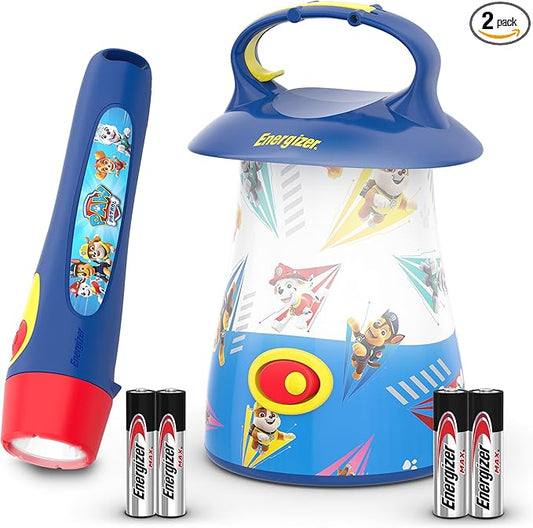 Energizer PAW Patrol Kids LED Lantern and Handheld Flashlight Combo Pack, Great Lightweight LED Flashlights for Kids, Batteries Included