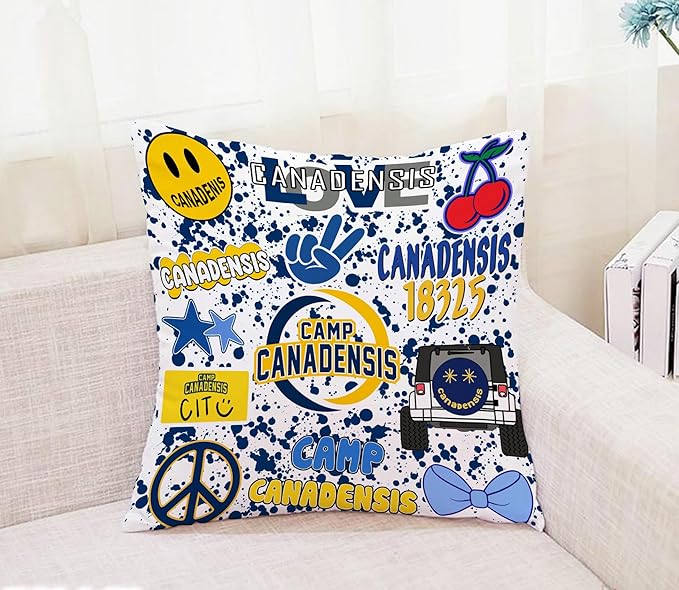Gilbins Camp Bunk Kids Autograph Pillows A Great Gift for Boys Or Girls (Camp Canadensis)