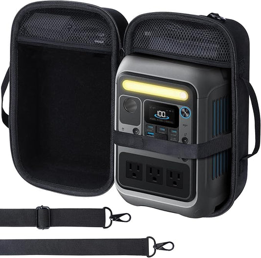 Lebakort Hard Case Compatible with Anker SOLIX C300 Portable Power Station Outdoor 288Wh LiFePO4 Battery 300W (600W Surge) Solar Generator