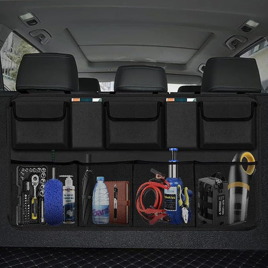 AOPHY Trunk Organizer for Car, Large Capacity Car Organizers and Storage with 9 Pockets, Waterproof Backseat Hanging Organizer for SUV, Truck, MPV, Interior Accessories for Men and Women
