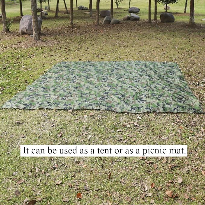 Camping Hammock 2 Person Hammocks with Net, Tent, Tree Straps Heavy Duty Waterproof Lightweight Nylon Portable Hammock for Hiking Outdoor Travel Beach Survival Backyard