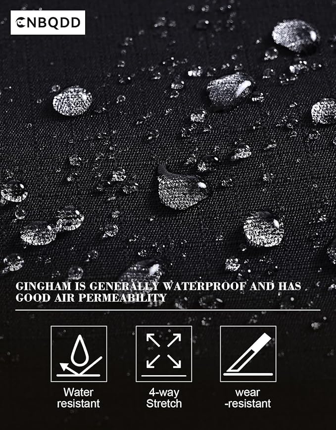 CNBQDD Mens Work Pants Cargo Tactical Construction for Men Ripstop Water Repellent Lightweight Outdoor Hiking with Pockets