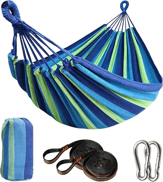 Outdoor amacas Garden Camping Hammock,Portable Hammock for Patio Yard Garden Backyard Porch Travel