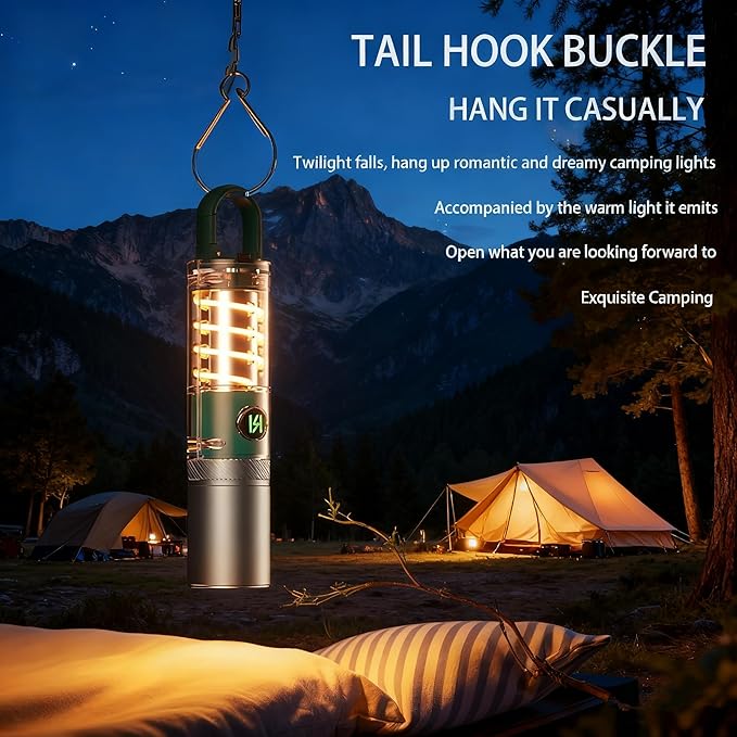 Rechargeable Flashlights High Lumens，Super Bright High Lumens Led Flashlights，6 Modes Zoomable Linternas，Small Flashlights Powerful，Suitable for Hiking Camping and Family Emergencies
