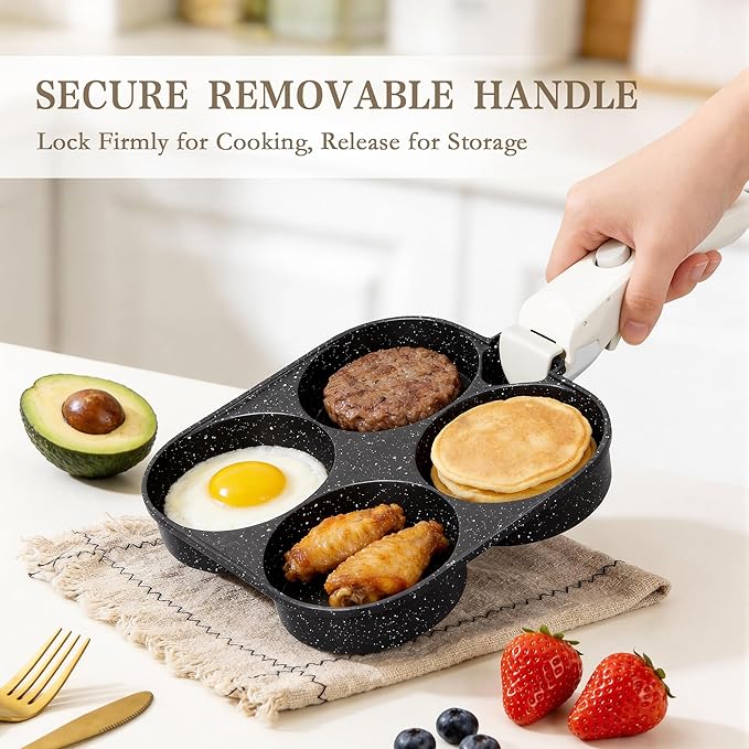Pots and Pans Set - 19PCS Induction Cookware Set Detachable Handle Nonstick Kitchen Cookware Sets, Non-toxic Non-stick Cooking Set, Pot and Pan Set Removable Handle, Oven & Dishwasher Safe