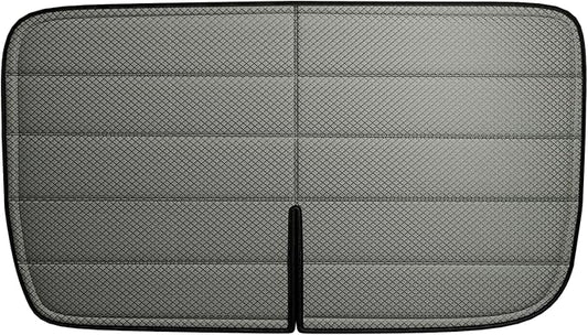 Extra-Thick Sliding Door Window Cover for Mercedes-Benz Sprinter 2007-2026, Magnetic Insulated Blackout Sunshade, XPE Foam & Thinsulate Cotton, with Folding Panels， AllSeasonGuard Pro