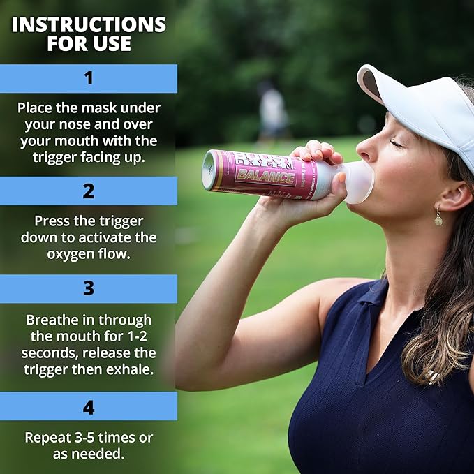 Boost Oxygen Medium Focus Rosemary Aroma 5L Canister | Respiratory Support for Aerobic Recovery, Altitude, Performance & Health (12 Pack)