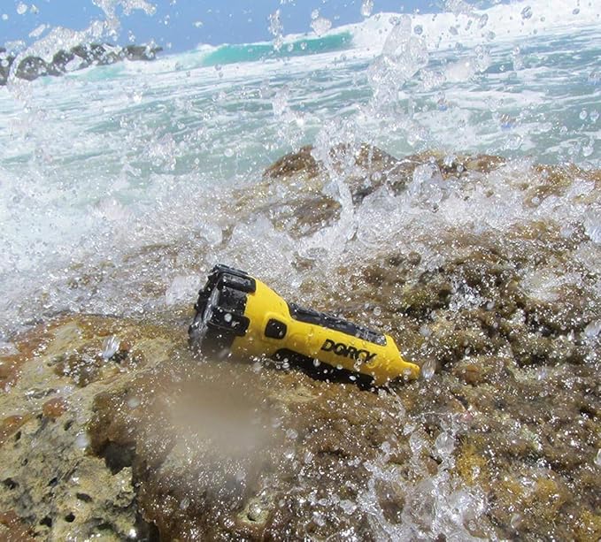 Dorcy 150 Lumen Floating Water Resistant LED Flashlight with Carabineer Clip, Yellow (41-2510)