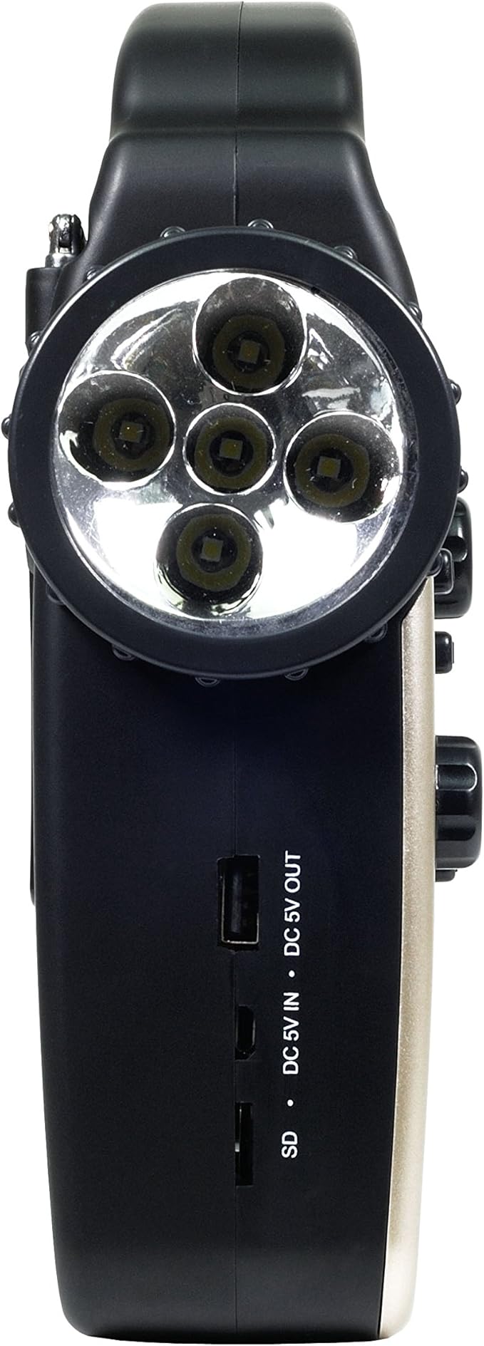 Kaito KA340 Solar Dynamo Hand Crank Rechargeable LED Camping Lantern for Emergency AM/FM/SW NOAA Weather Alert Solar Radio with Bluetooth, Flashlight, Phone Charger, MP3 Player & Siren (Green)