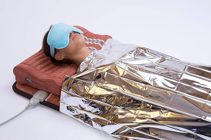 Emergency Mylar Foil Blanket 50-PACK - Extra Large 84" x 64" - Thermal Reflective Covers for Camping, First Aid and Far Infrared Sauna - Survival Prep Gear, Waterproof, Windproof, Lightweight