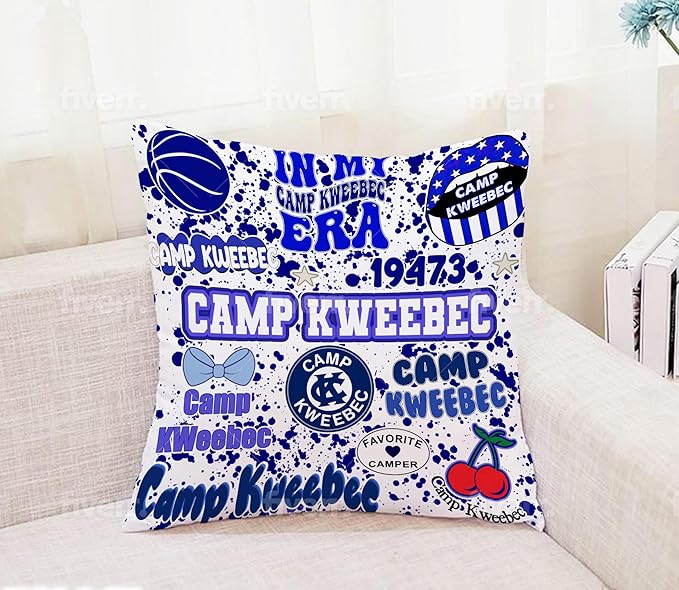 Gilbins Camp Bunk Kids Autograph Pillows A Great Gift for Boys Or Girls (Camp Kweebec)