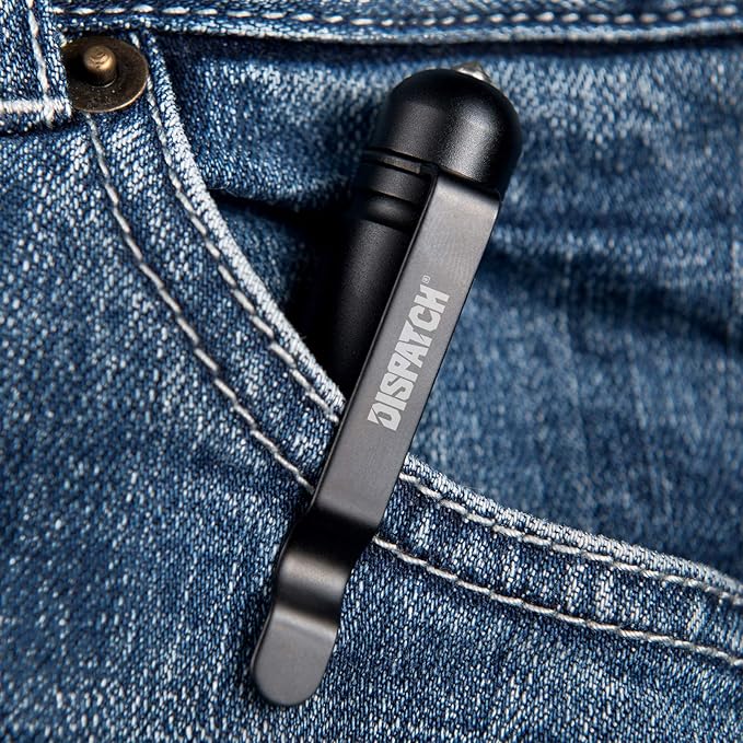 DISPATCH Military Tactical Pen, EDC Pen,Professional Self Defense Pen, Emergency Glass Breaker Pen - Tungsten Steel Tactical Pens for Men & Women,Writing Tool with 1 ink Refill,Tactiacl Gear & Gifts