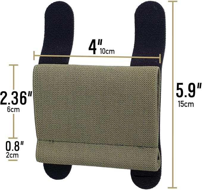 LIVANS Tourniquet Holder TQ Sleeve, Elastic Tourniquet Holder for Duty Belt Tactical Retention Band TQ Pouch Horizontal Battle Belt Accessories Survival Gear