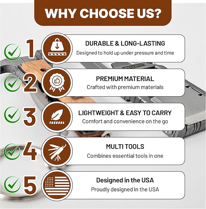 Multi Tool Prizes [17-in-2] for Adults - Multi Tool for Men, Multitool, Small Hammer, Small Tools, Hammer Multitool, Gifts for Men, Dad, Husband, Camping, Bottle opener, retrieve card pin