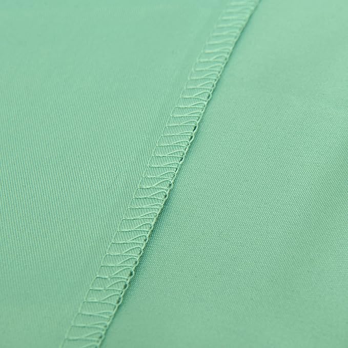 NTBAY Zippered Toddler Pillowcases Set of 2, 100% Brushed Microfiber 13x18 Pillowcases, Super Soft and Cozy Travel Kids Nursery Pillow Cases, 13x18 Inches, Mint