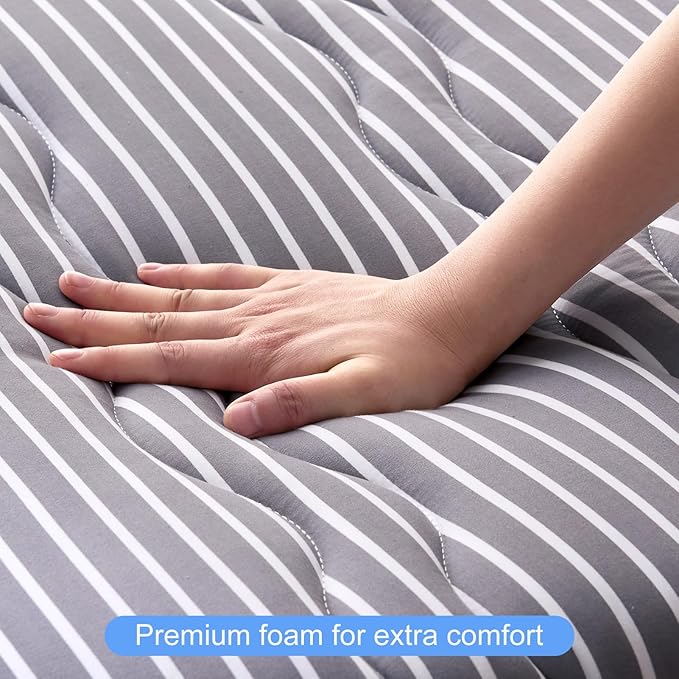 jzbearapt Premium Foam Japanese Floor Mattress Futon Mattress,100% High Density Comfortable Foam, Thicken Tatami Mat Sleeping Pad, Ideal for Comfort and Support, Queen (80" X 60")
