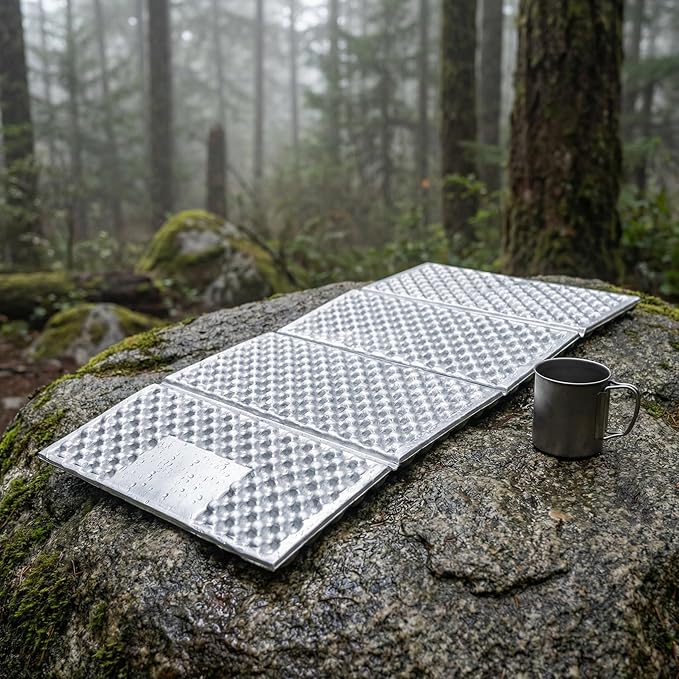 Camping Foldable Sit Pad - Foam Seat Pad for Backpacking