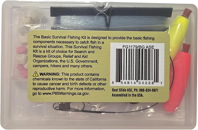 Best Glide ASE Survival Fishing Kit Basic Version
