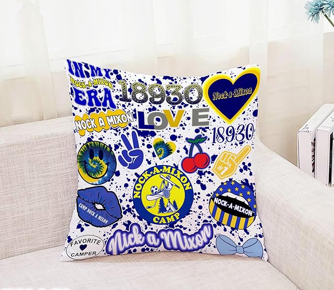 Gilbins Camp Bunk Kids Autograph Pillows A Great Gift for Boys Or Girls (Camp Nock-A-Mixon)