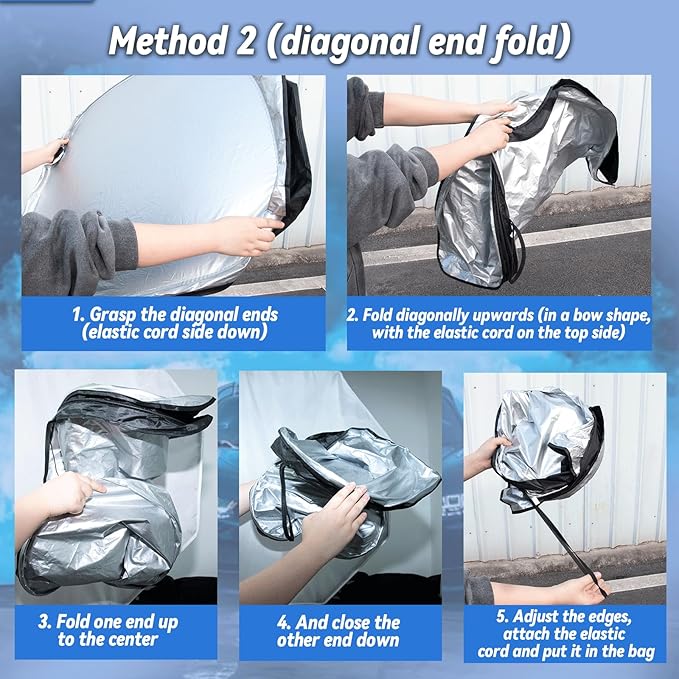 Windshield Sun Shade for Dodge Challenger 2015-2023, Car Front Window Sunshade with 240T Sun Visor Protector Blocks UV Rays Heat Sun Shield Accessories
