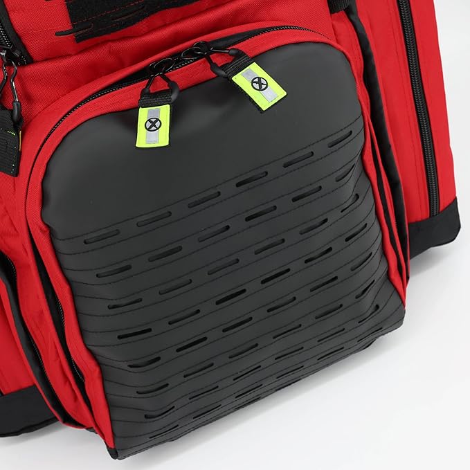 Lightning X TacMed ALS Oxygen Trauma Backpack w/Modular Pouch System - RED
