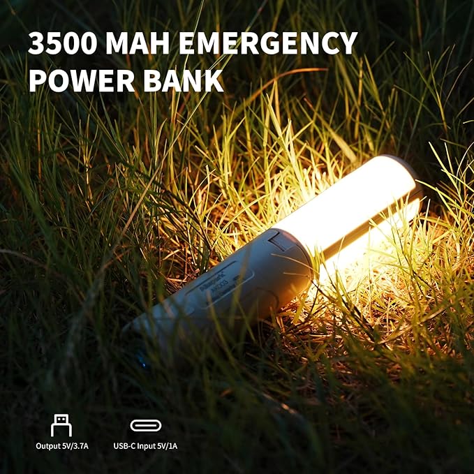 Folding Rechargeable Camping Light with Stand,Allspark Waterproof Hanging LED Camping Lantern,Magnetic Dimmable Portable Tent Lights with Detachable Tripod for Outdoor,Power Outage,Hurricane,Hiking