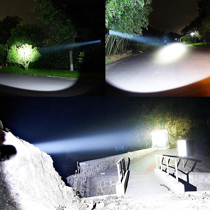 ODEAR Super Bright LED Rechargeable Headlamp Flashlight Torch HeadLamp for Mining Camping Hiking Fishing