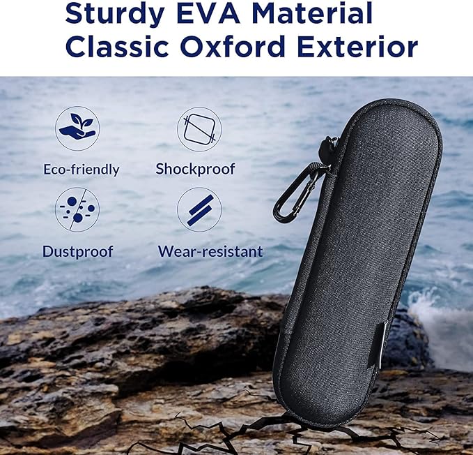 Membrane Solutions Personal Water Filter Straw (Pack of 4) Bundle with 2 Pieces Carry Case for Portable Travel and Storage