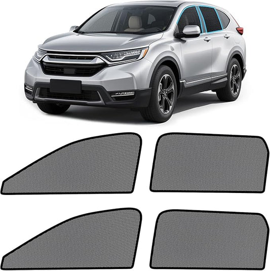 ZATOOTO Car Window Shades for Honda CR-V 2023-2025, 4 Pack CR-V Sun Shade Side Window, Breathable Mesh Car Window Screen for Camping Napping Baby UV Protection