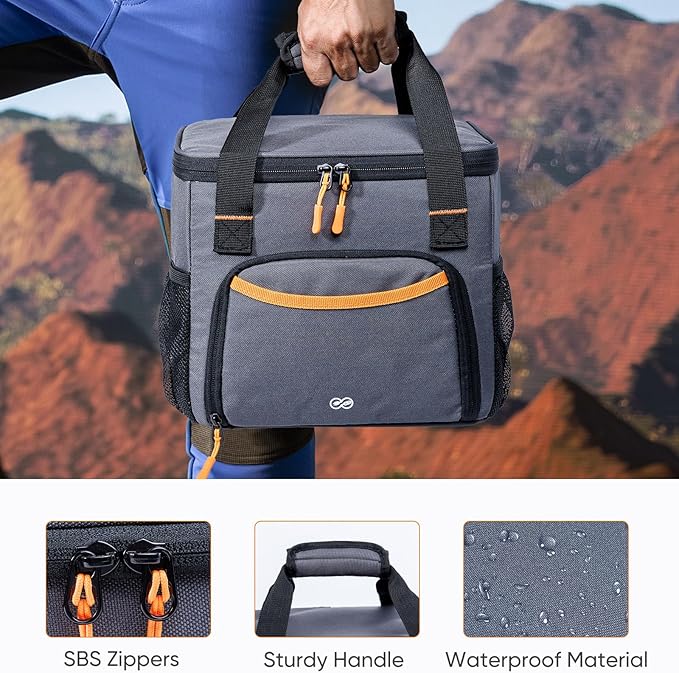 Heavy-Duty Portable Power Station Storage Bag Compatible with Ecoflow RIVER 2 Max and RIVER 2 Pro Solar Power Station Carrying Case for Outdoor Camping Essentials Case Only