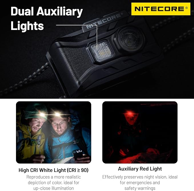 Nitecore NU20 Classic 360 Lumen Ultra Lightweight Outdoor Headlamp Headlight Tag